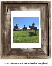 trail rides near me in Poolesville, Maryland